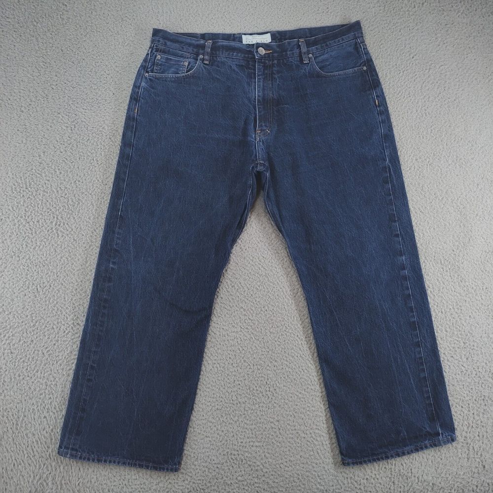 The Field San Francisco Jeans Mens 40x29 * Dark Wash USA Made Premium Zip Wide